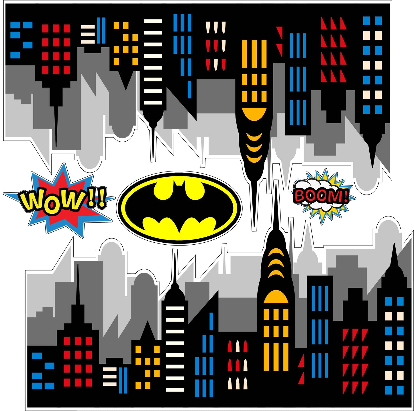 Buildings (Must Purchase 2 Half sheets - You Can Mix & Match) (Copy)