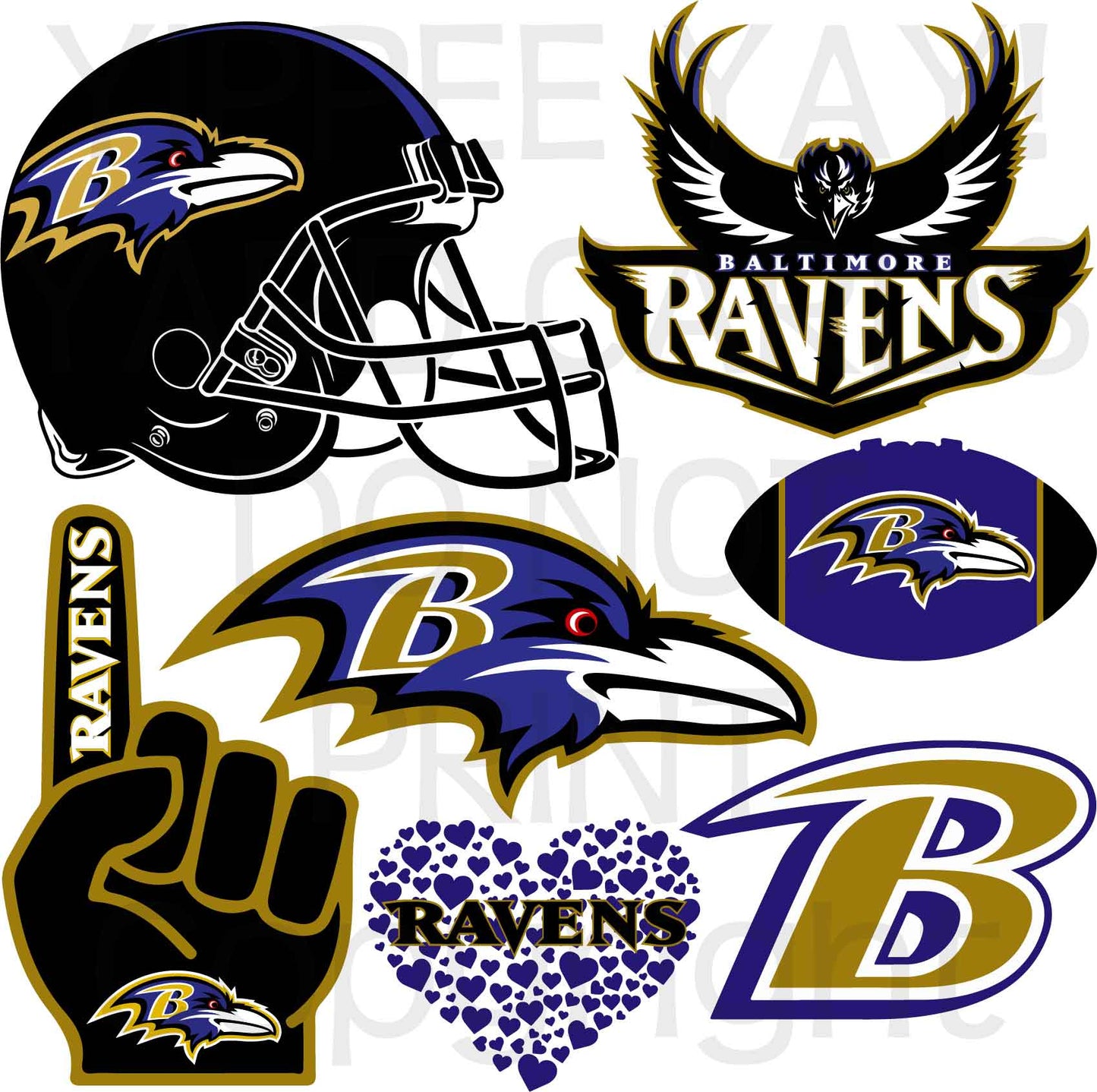 Football Teams Half Sheet