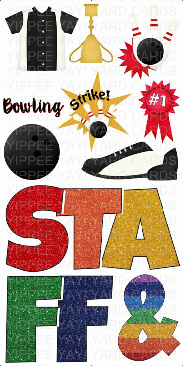 Bowling Set 2 and Staff