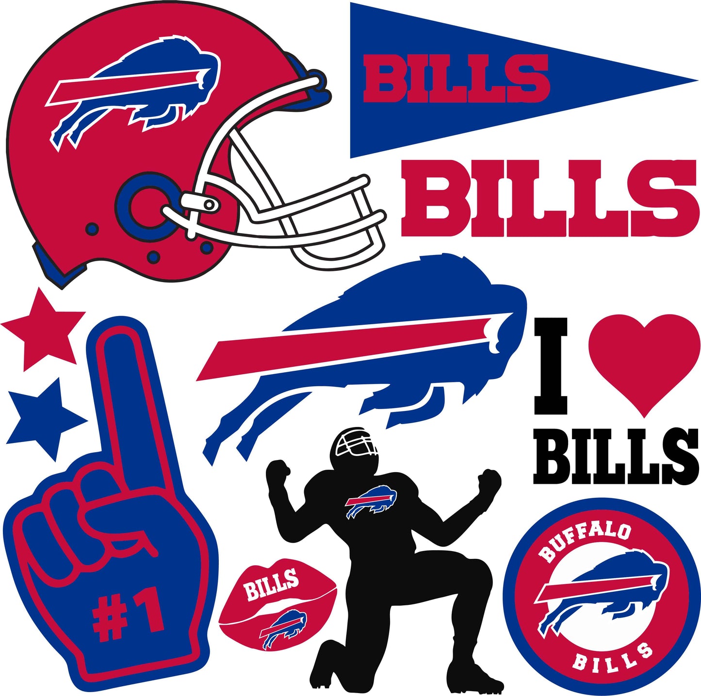 Football Teams Half Sheet