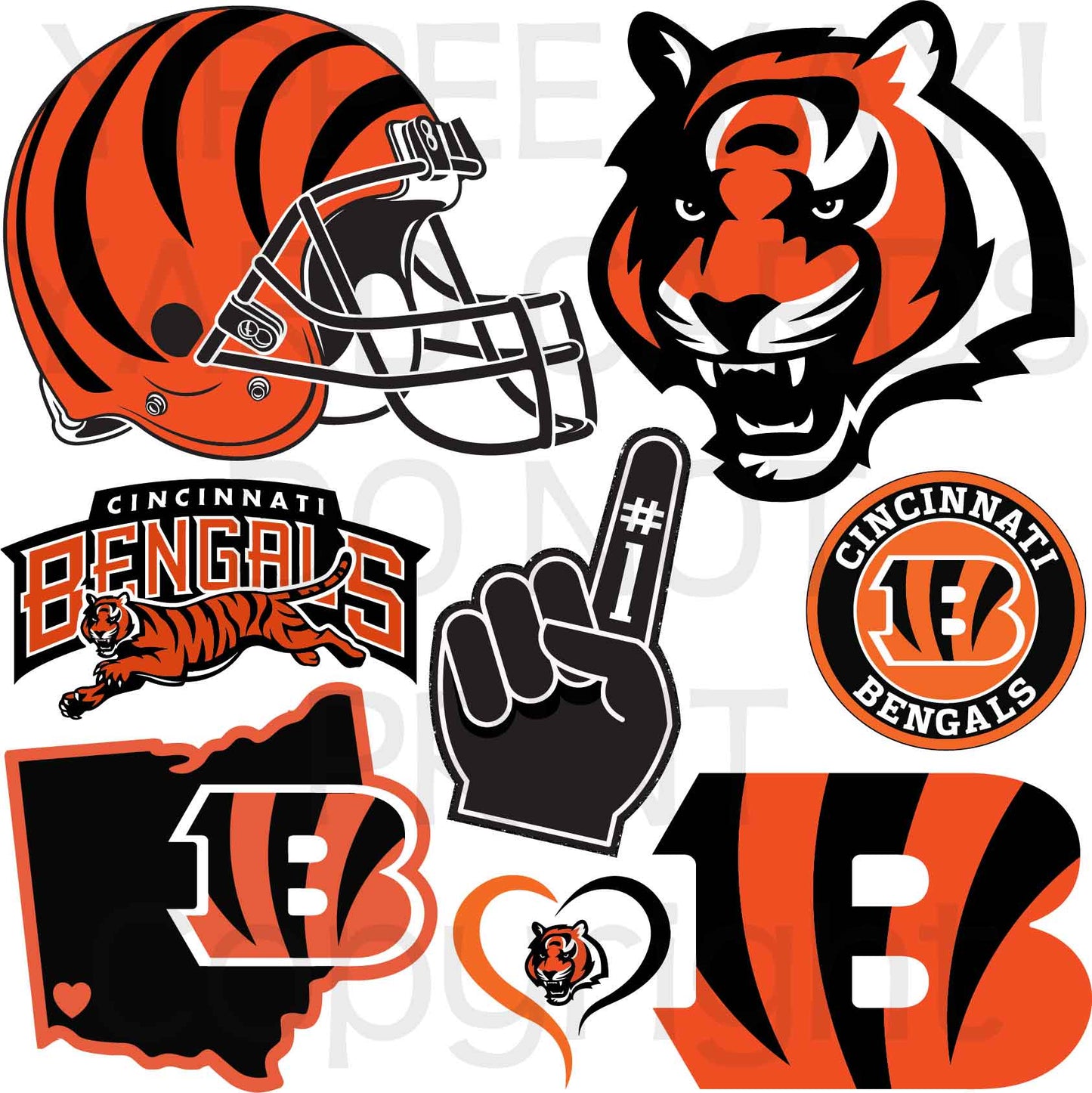Football Teams Half Sheet