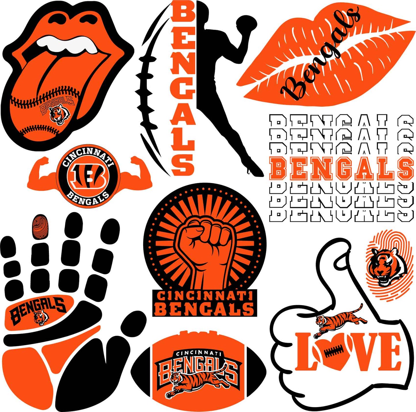 Football Teams Half Sheet