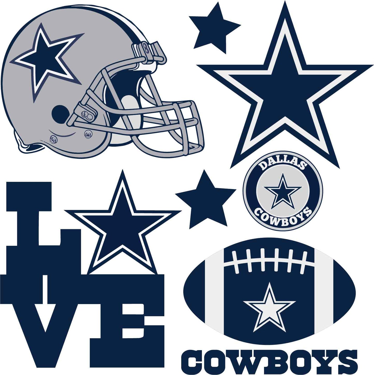 Football Teams Half Sheet