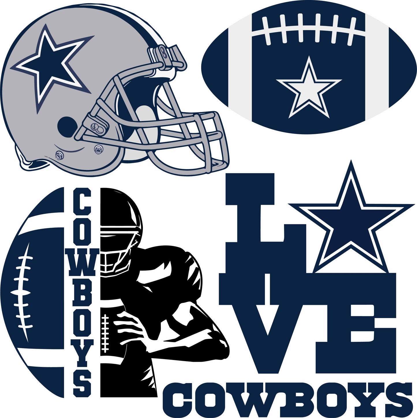 Football Teams Half Sheet