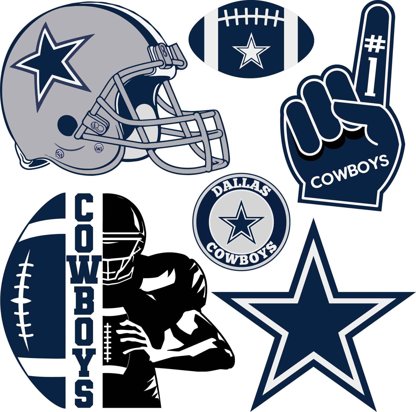 Football Teams Half Sheet