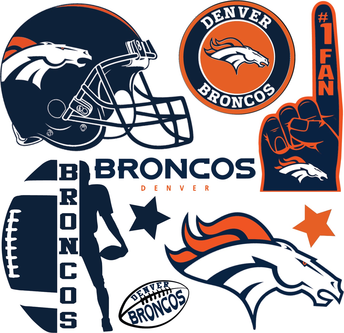 Football Teams Half Sheet