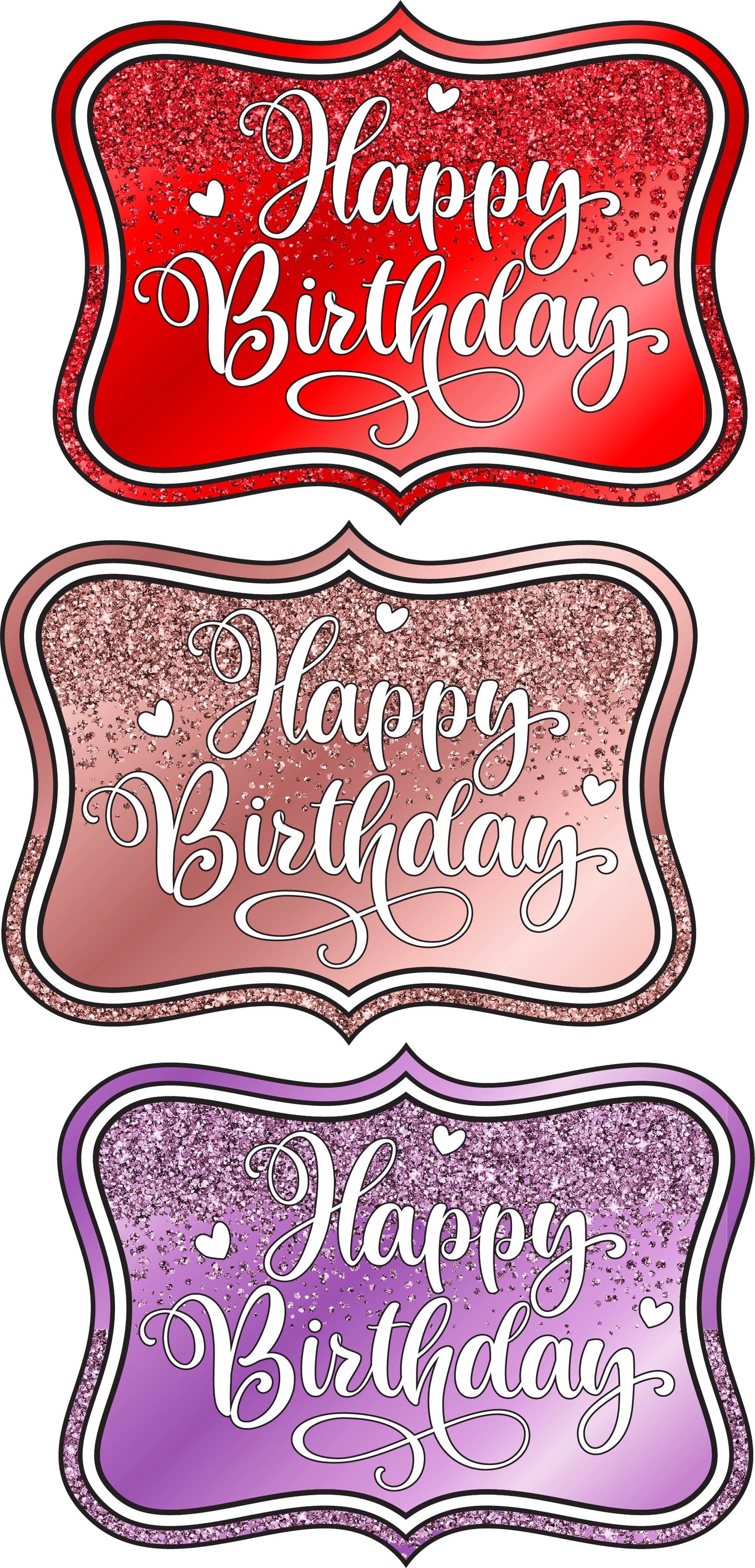 Happy Birthday Drip Set 1