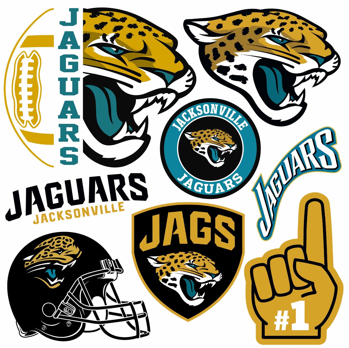 Football Teams Half Sheet