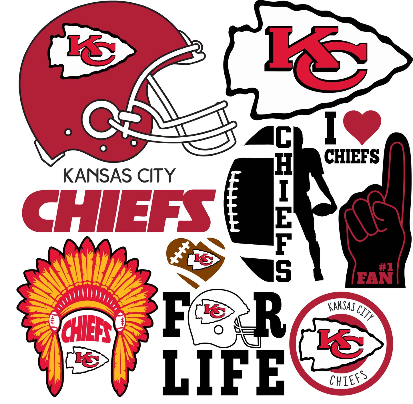 Football Teams Half Sheet