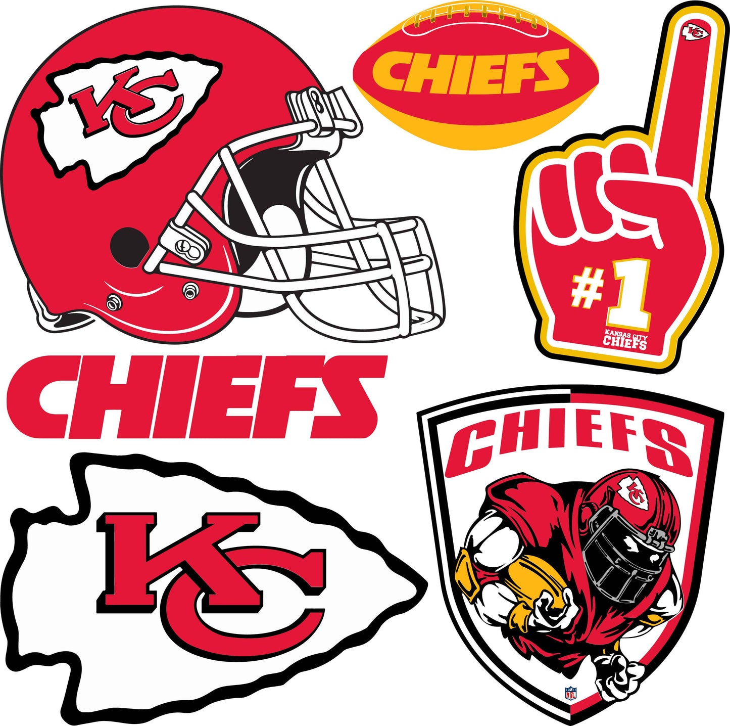 Football Teams Half Sheet