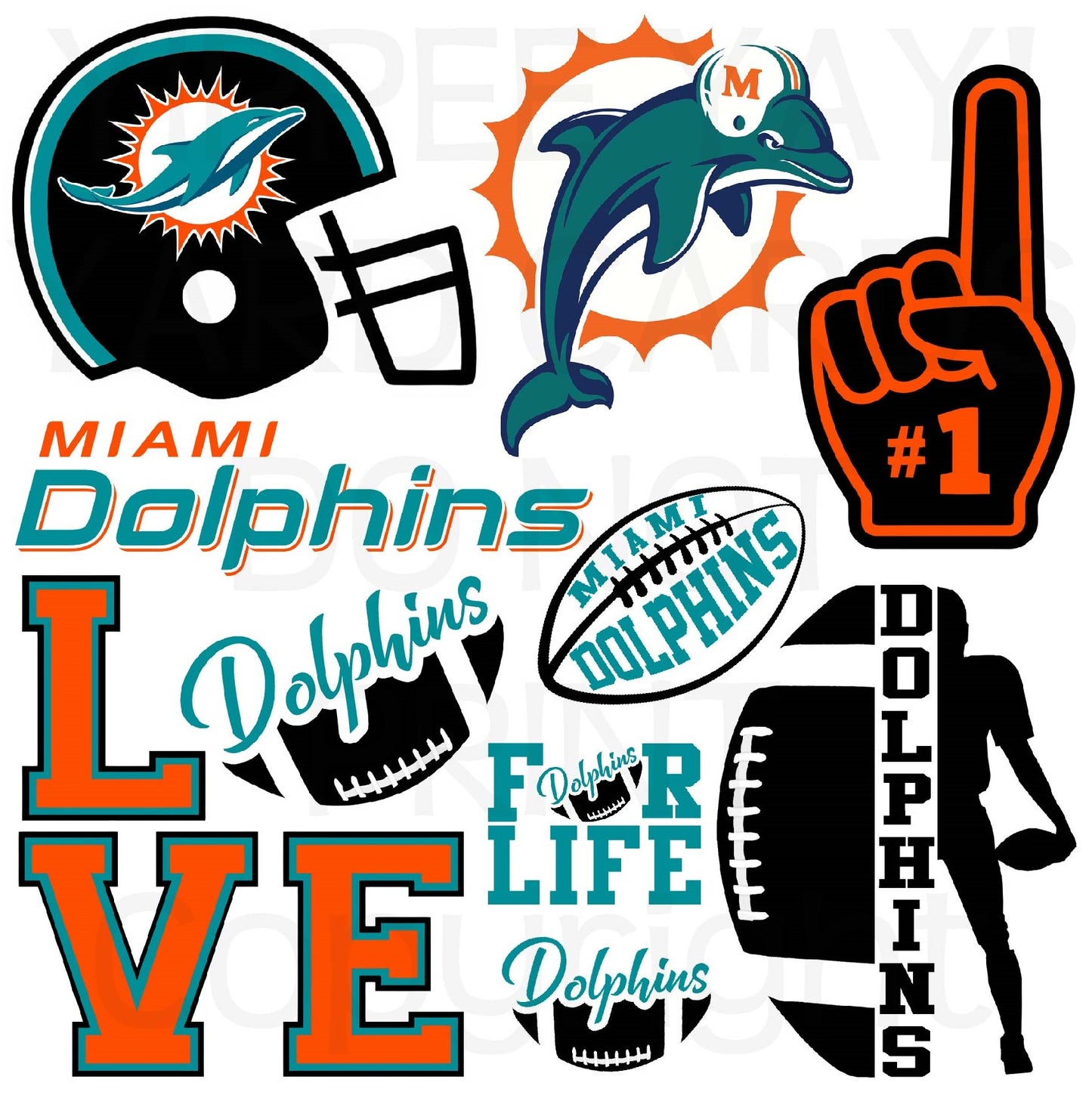 Football Teams Half Sheet