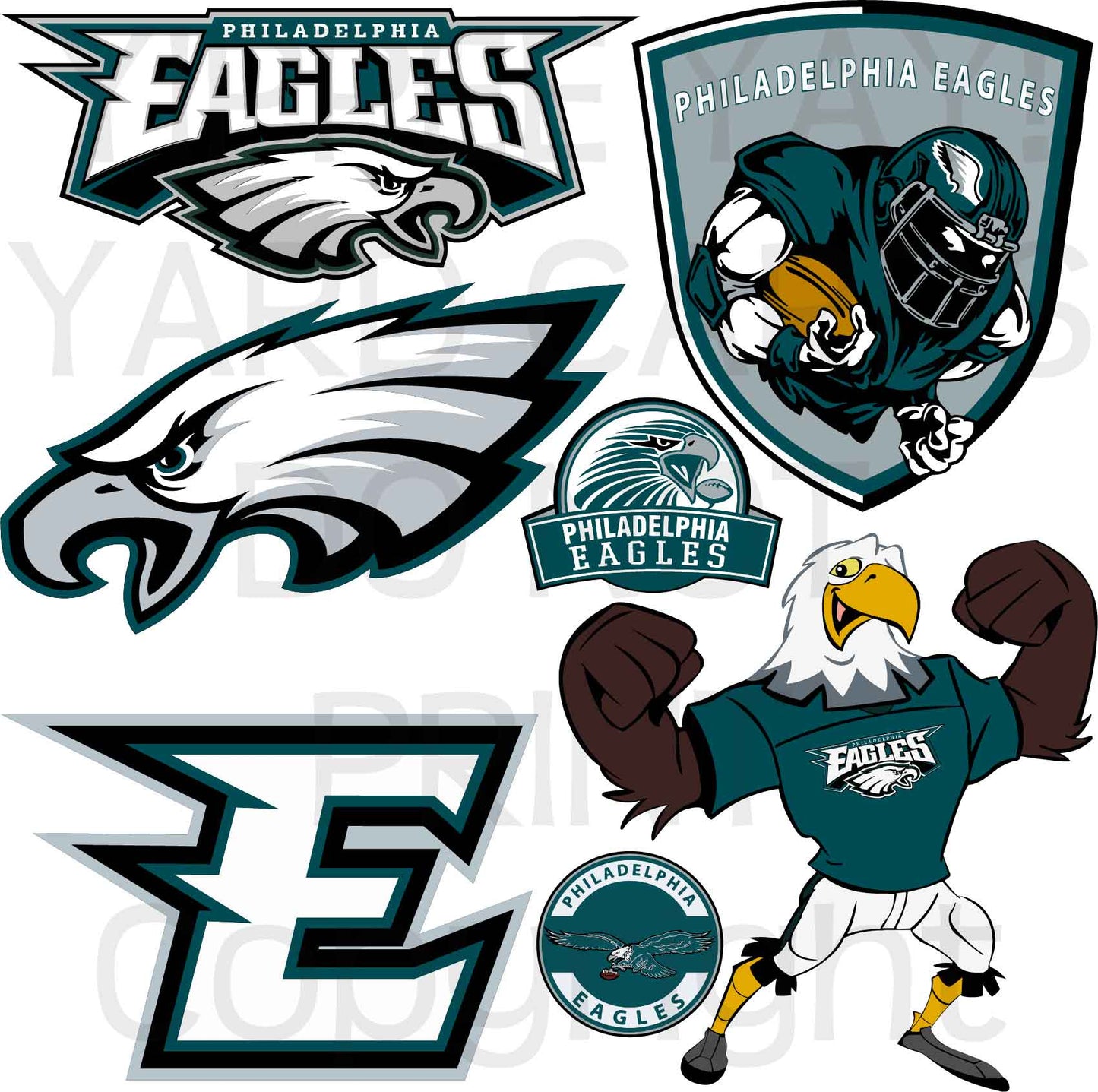 Football Teams Half Sheet
