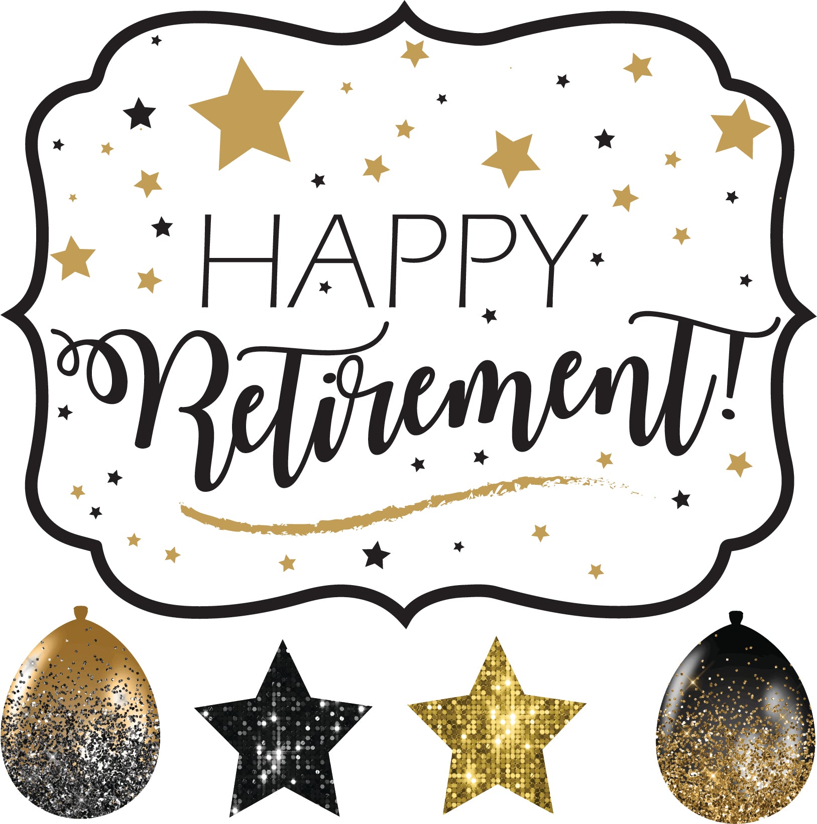 Happy Retirement Half Sheet – Yippee Yay! Yard Cards