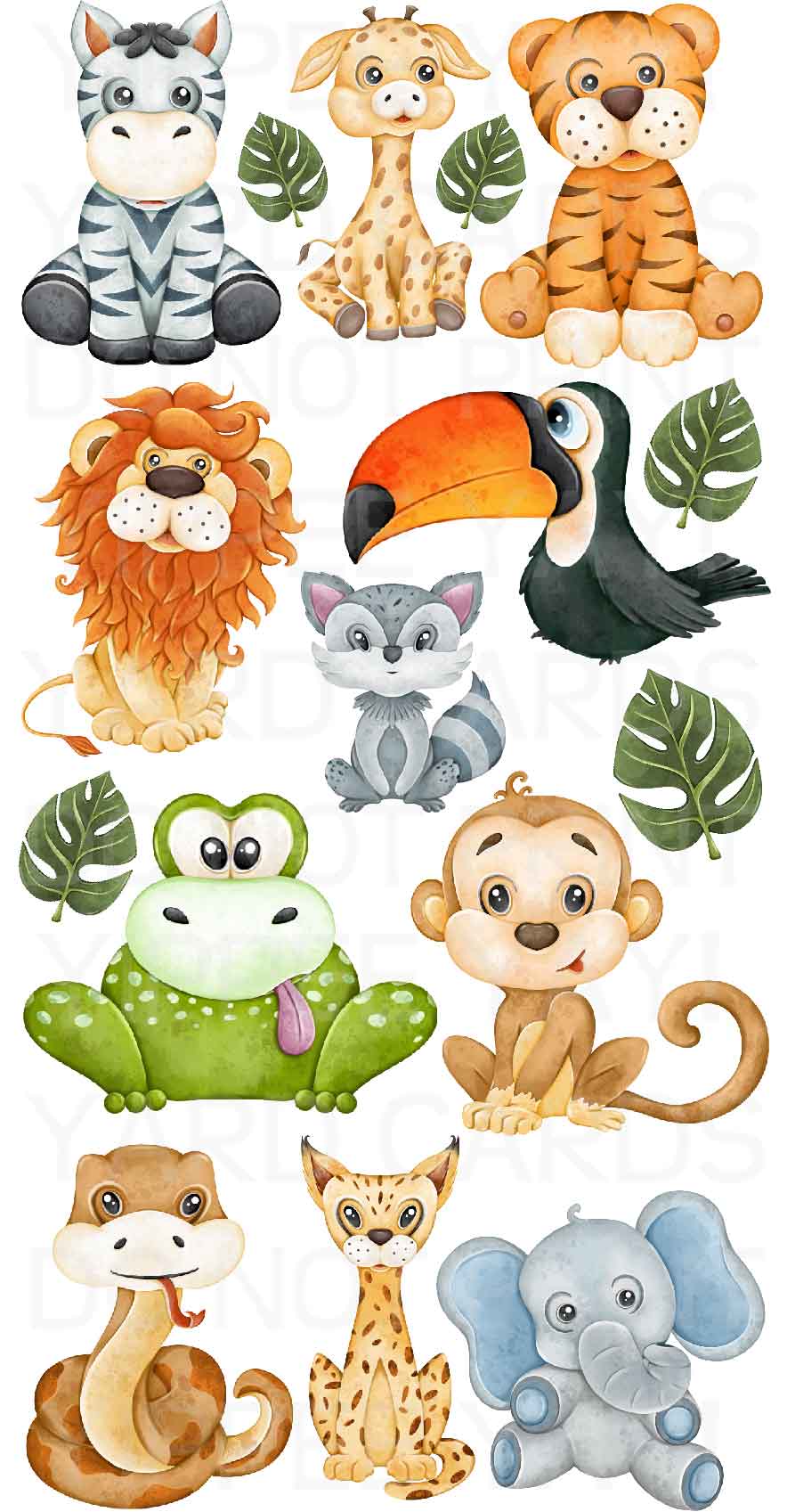 Safari Animals Set 3