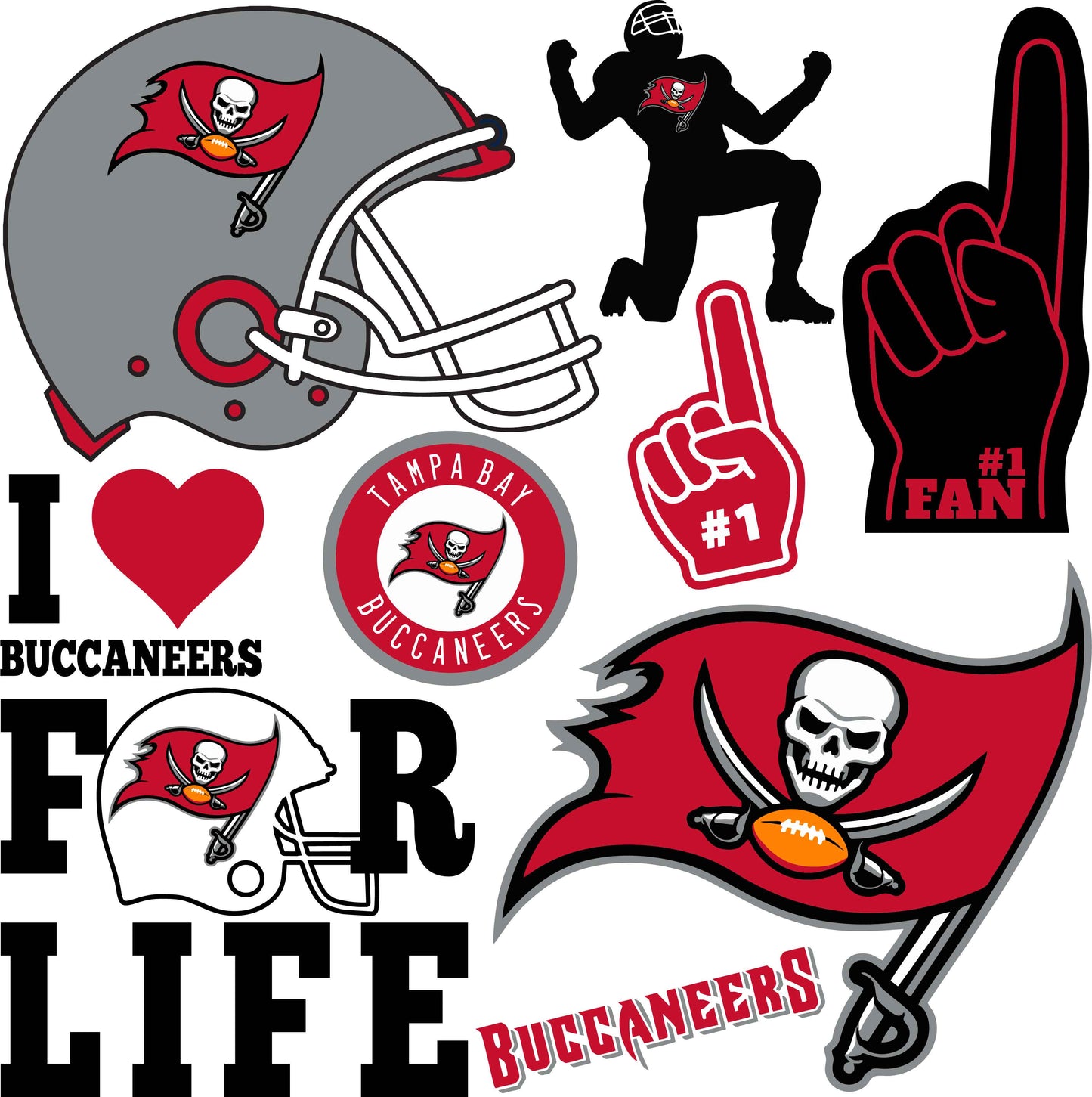 Football Teams Half Sheet