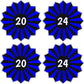 2024 Graduation Fans - Choose 1 Color. - Half Sheet Misc.