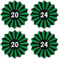 2024 Graduation Fans - Choose 1 Color. - Half Sheet Misc.