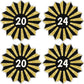 2024 Graduation Fans - Choose 1 Color. - Half Sheet Misc.