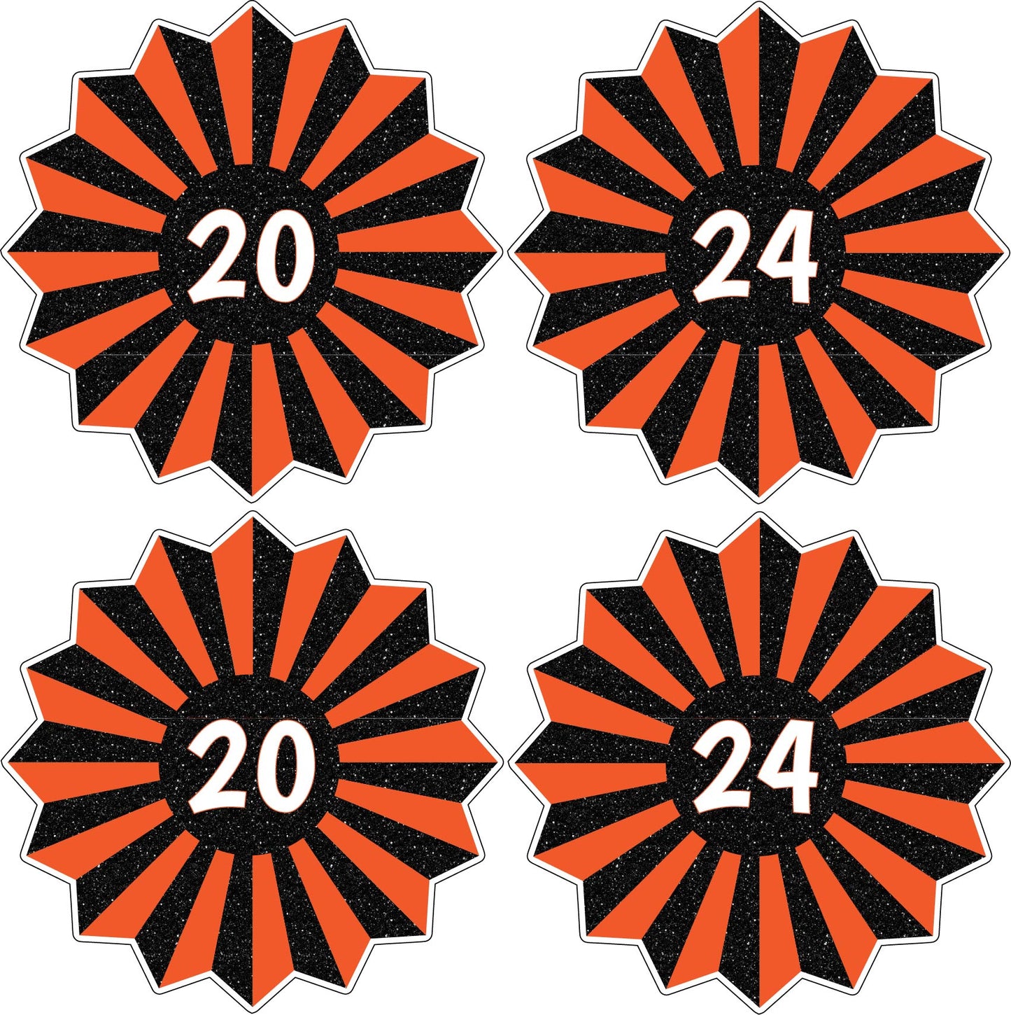 2024 Graduation Fans - Choose 1 Color. - Half Sheet Misc.