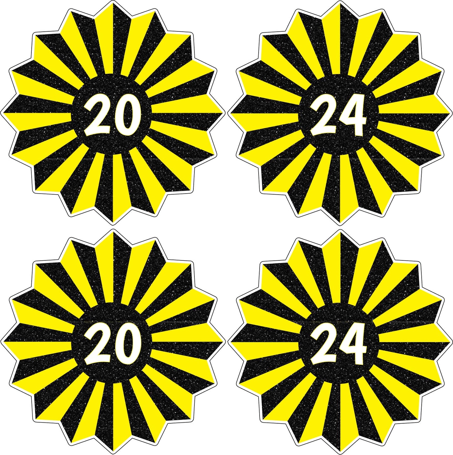 2024 Graduation Fans - Choose 1 Color. - Half Sheet Misc.