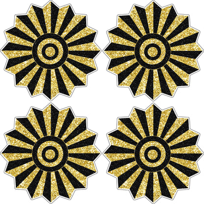 FANS (Accents) - Glitter - Great for Graduation & other Setups - Half Sheet Misc. (Copy)