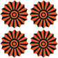 FANS (Accents) - Glitter - Great for Graduation & other Setups - Half Sheet Misc. (Copy)