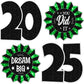 Graduation Accents [Fans] and 2025 Grad Numbers - Half Sheet Misc.