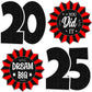 Graduation Accents [Fans] and 2025 Grad Numbers - Half Sheet Misc.