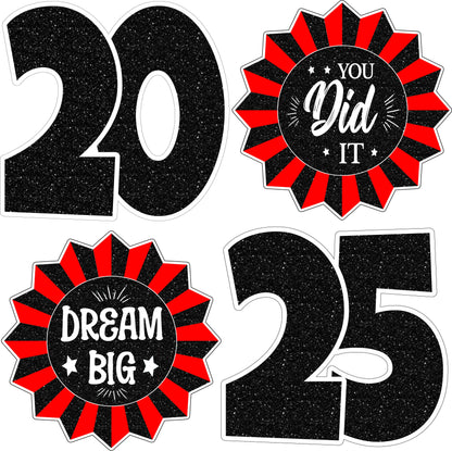 Graduation Accents [Fans] and 2025 Grad Numbers - Half Sheet Misc.