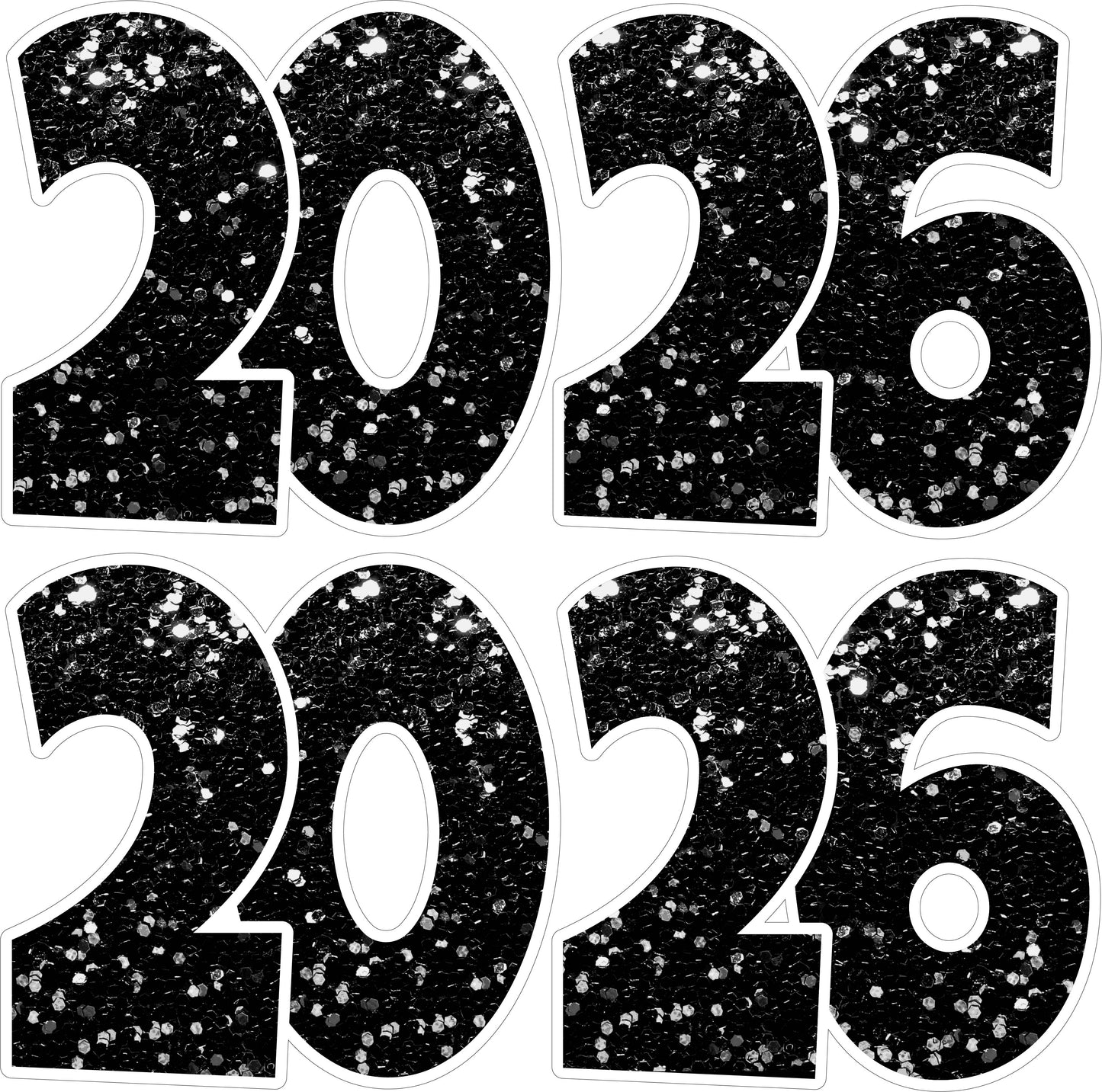 20 26 2026 Graduation Numbers - Pick the Color.