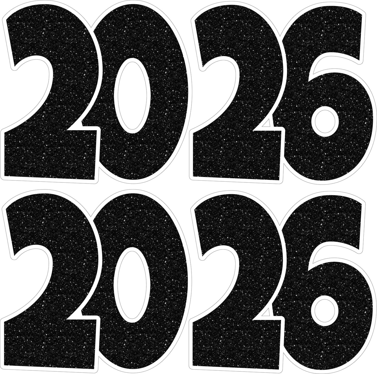 20 26 2026 Graduation Numbers - Pick the Color.