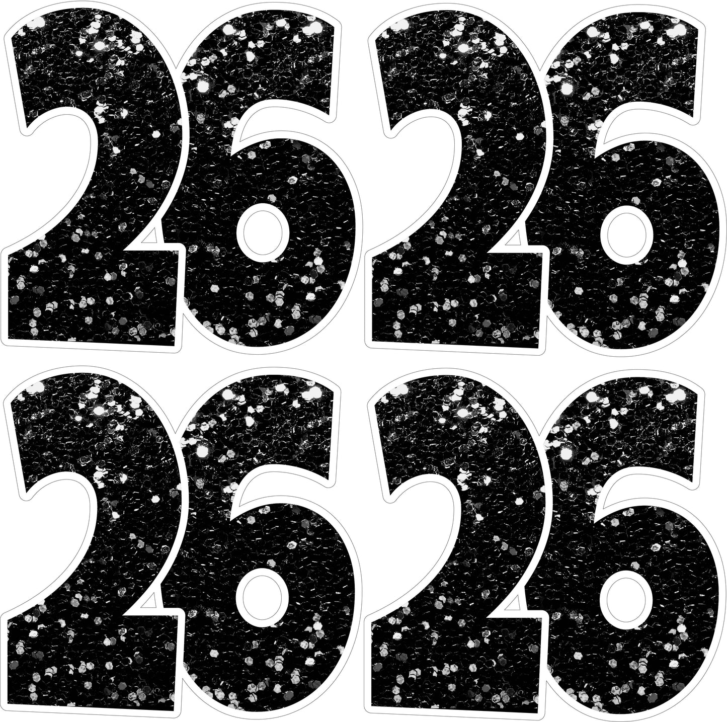 26 26 2026 Graduation Numbers - Pick the Color.