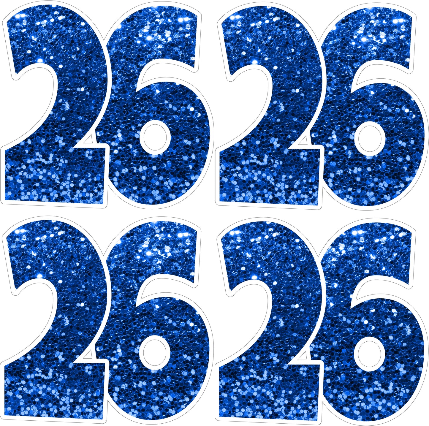 26 26 2026 Graduation Numbers - Pick the Color.