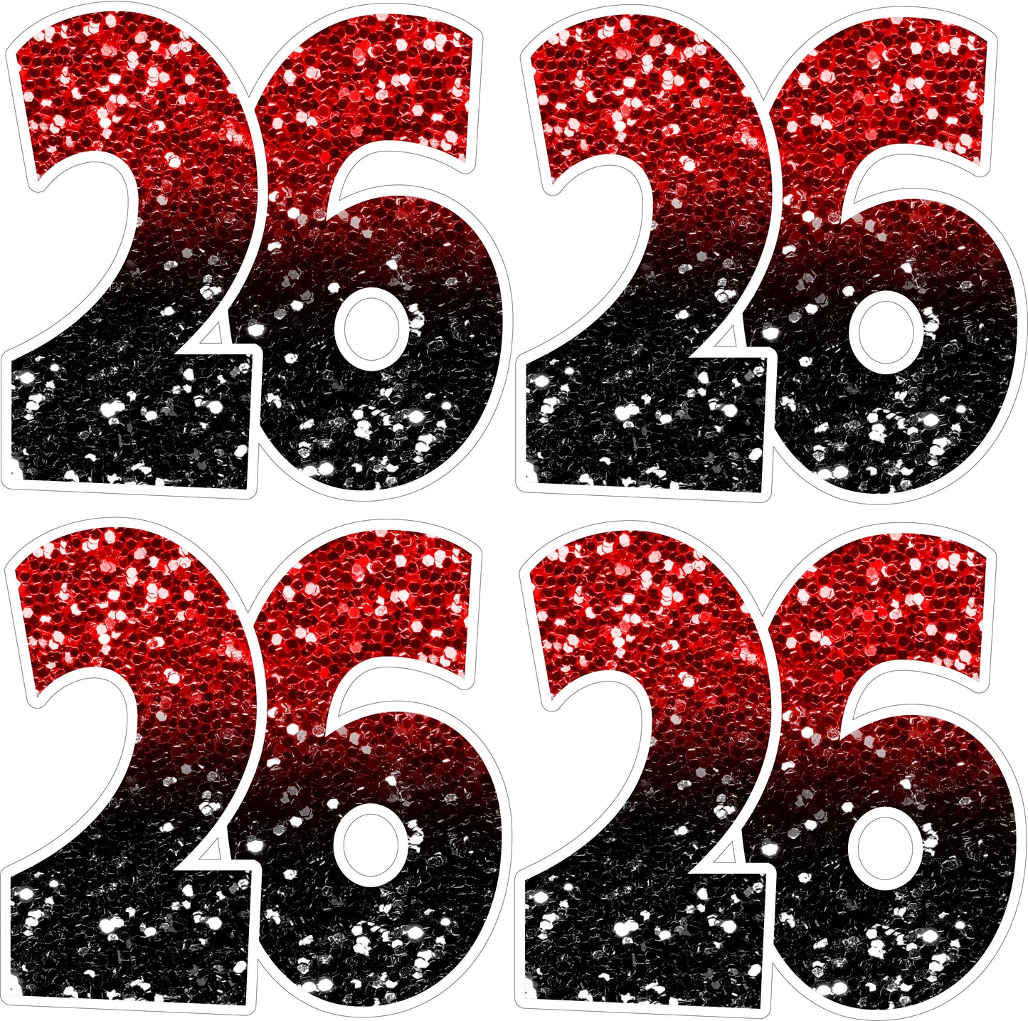 26 26 2026 Graduation Numbers - Pick the Color.