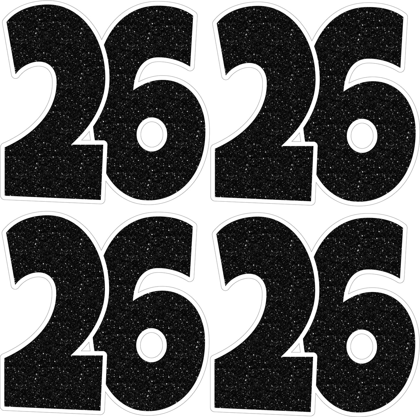 26 26 2026 Graduation Numbers - Pick the Color.