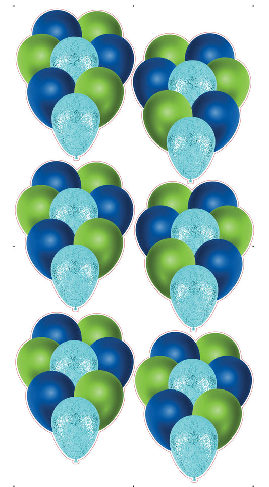 3 Sets of Balloon Bunches
