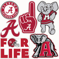 Alabama Half Set 4 Sheet Misc. (Must Purchase 2 Half sheets - You Can Mix & Match)