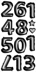 Black Foil Numbers 23
