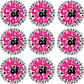 Class of 2024 Senior Keepsake Circles - Choose 1 Color. - Half Sheet Misc.