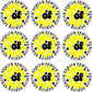 Class of 2024 Senior Keepsake Circles - Choose 1 Color. - Half Sheet Misc.