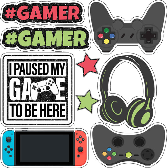Gamer Set 2 Half Sheet Misc. (Must Purchase 2 Half sheets - You Can Mix & Match)
