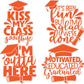 Graduation Sayings or Accents Set 1b - Solid Black or Choose Color - Half Sheet Misc.