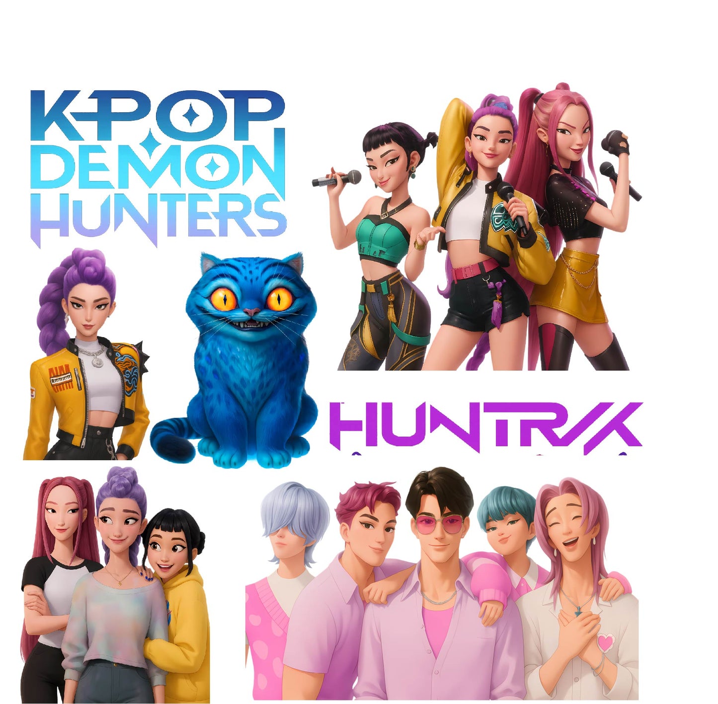 KPOP Set 1 Half Sheet Misc. (Must Purchase 2 Half sheets - You Can Mix & Match) (Copy) (Copy)