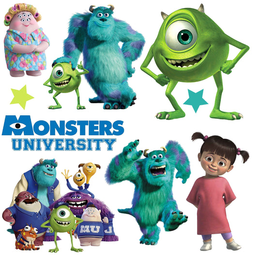 Monsters Inc Half Sheet Misc. (Must Purchase 2 Half sheets - You Can Mix & Match) (Copy)