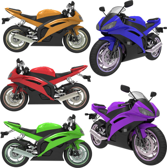 Motorcycles Half Sheet Misc. (Must Purchase 2 Half sheets - You Can Mix & Match)