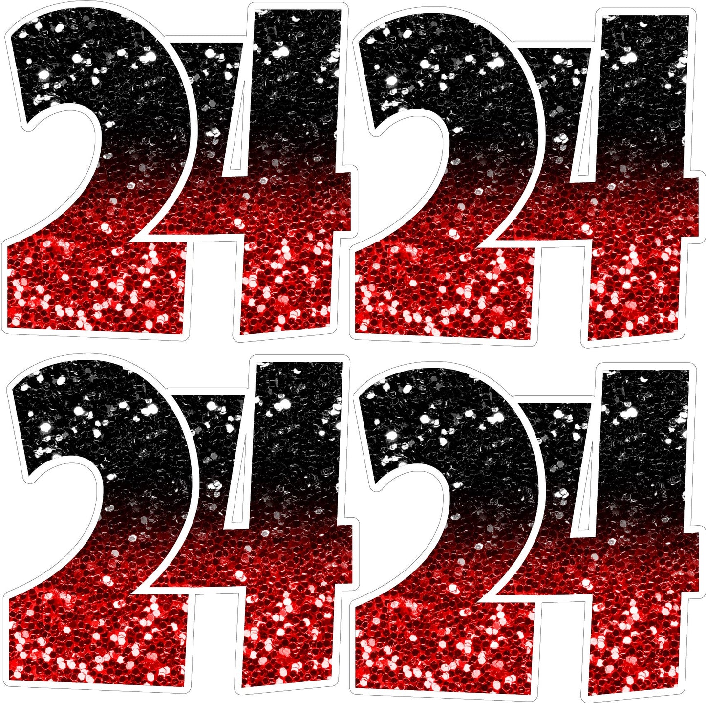 24 24 2024 Graduation Numbers - Pick the Color.