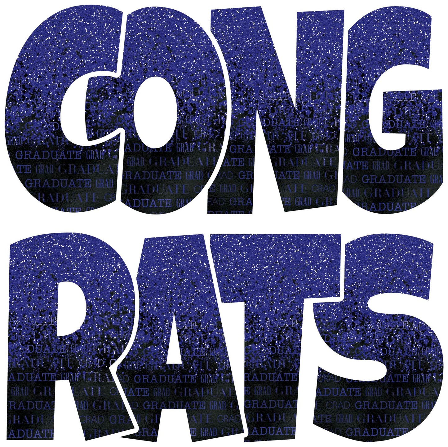 Congrats Ez (LG) Set - Grad Patterns - Choose 1 Color - Half Sheet Mis ...