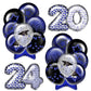 Graduation Balloons and Numbers - Choose 1 Color - Half Sheet Misc.