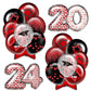 Graduation Balloons and Numbers - Choose 1 Color - Half Sheet Misc.