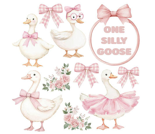 One Silly Goose Half Sheet